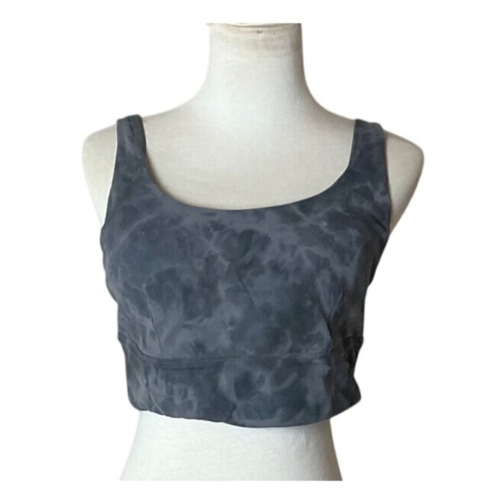 Lululemon Womens Black Tie Dye Sports Bra Size S
